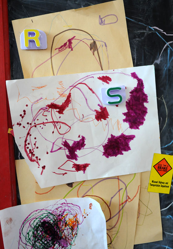 Ambidextrous Artwork Not quite museum ready but then pretty good for a lefty and a righty.