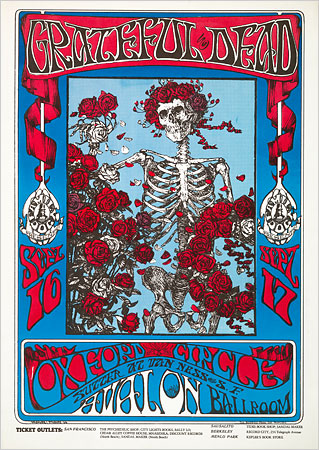 Vintage Grateful Dead Poster