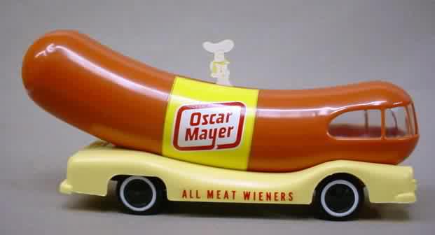 Oscar Mayer Toy A windup version of the famous Oscar Mayer Weinermobile