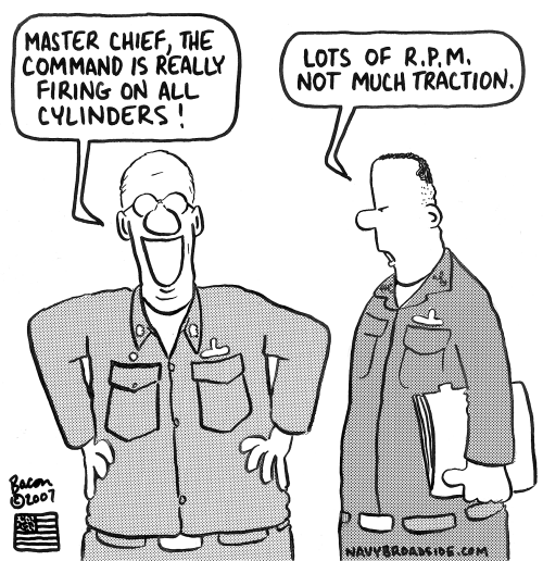 Only Command Master Chiefs can speak truth to power in the Navy. 