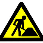 Work in Progress A sign like this might be useful to hang outside your home office while you are in the program.