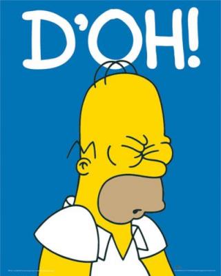 Homer Simpson Doh!